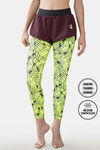 Zelocity Quick Dry Gym Leggings - Neon Yellow — thumbnail 1